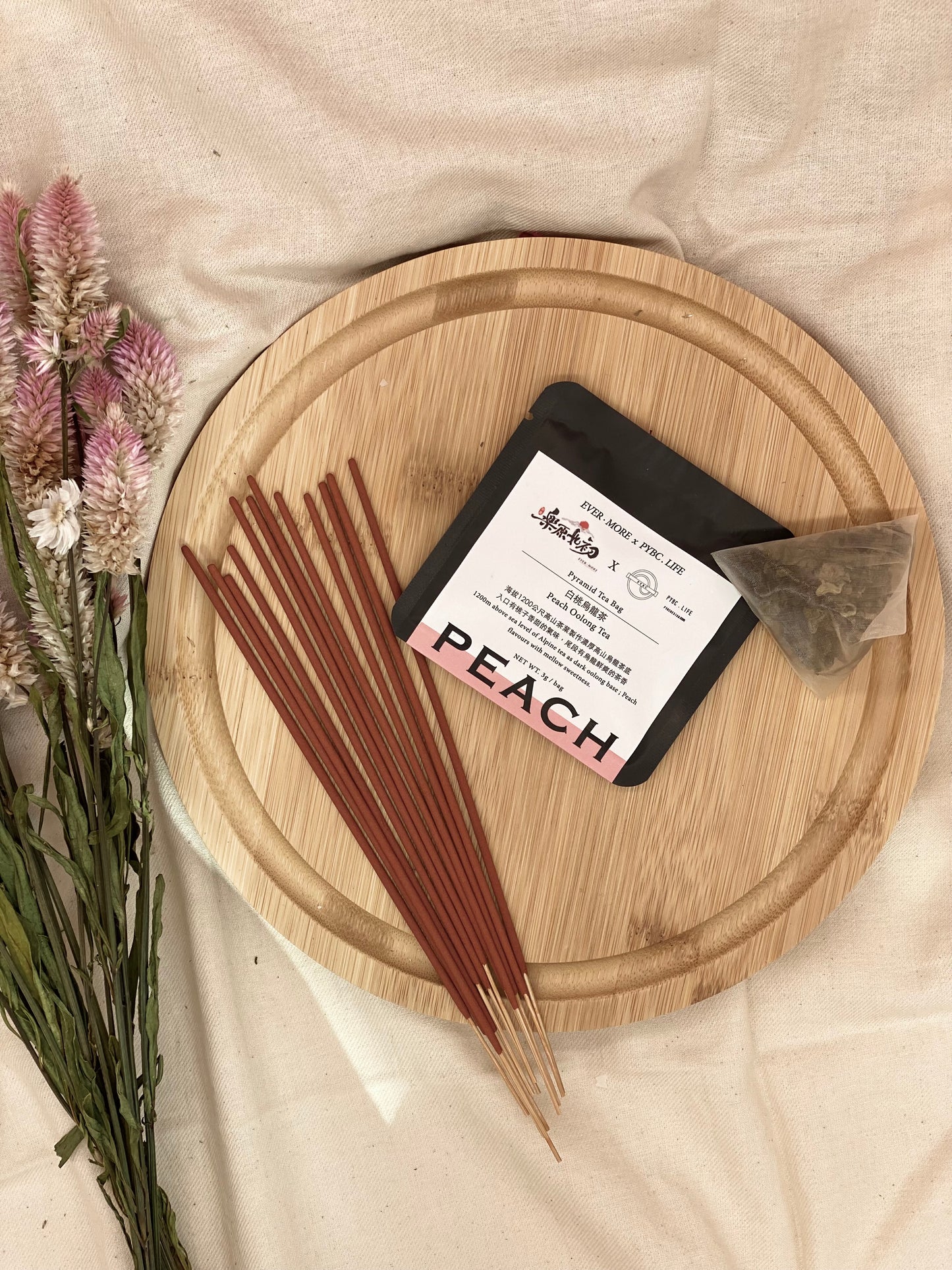 Tea Incense (Peach Oolong Tea)
