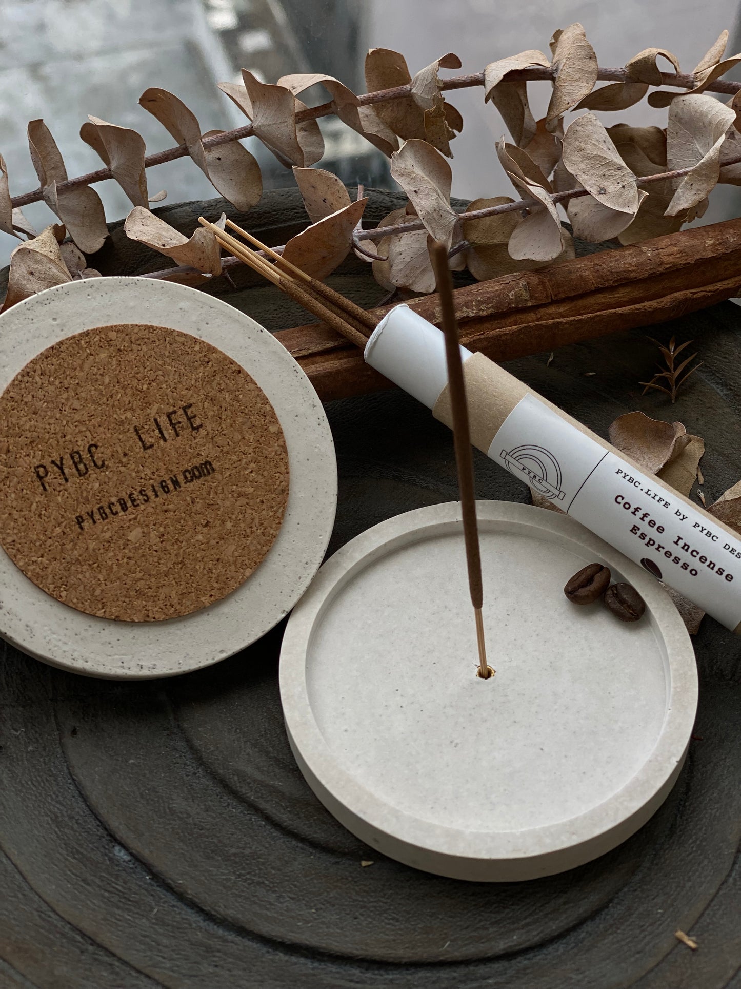 Coffee Grounds Incense Holder