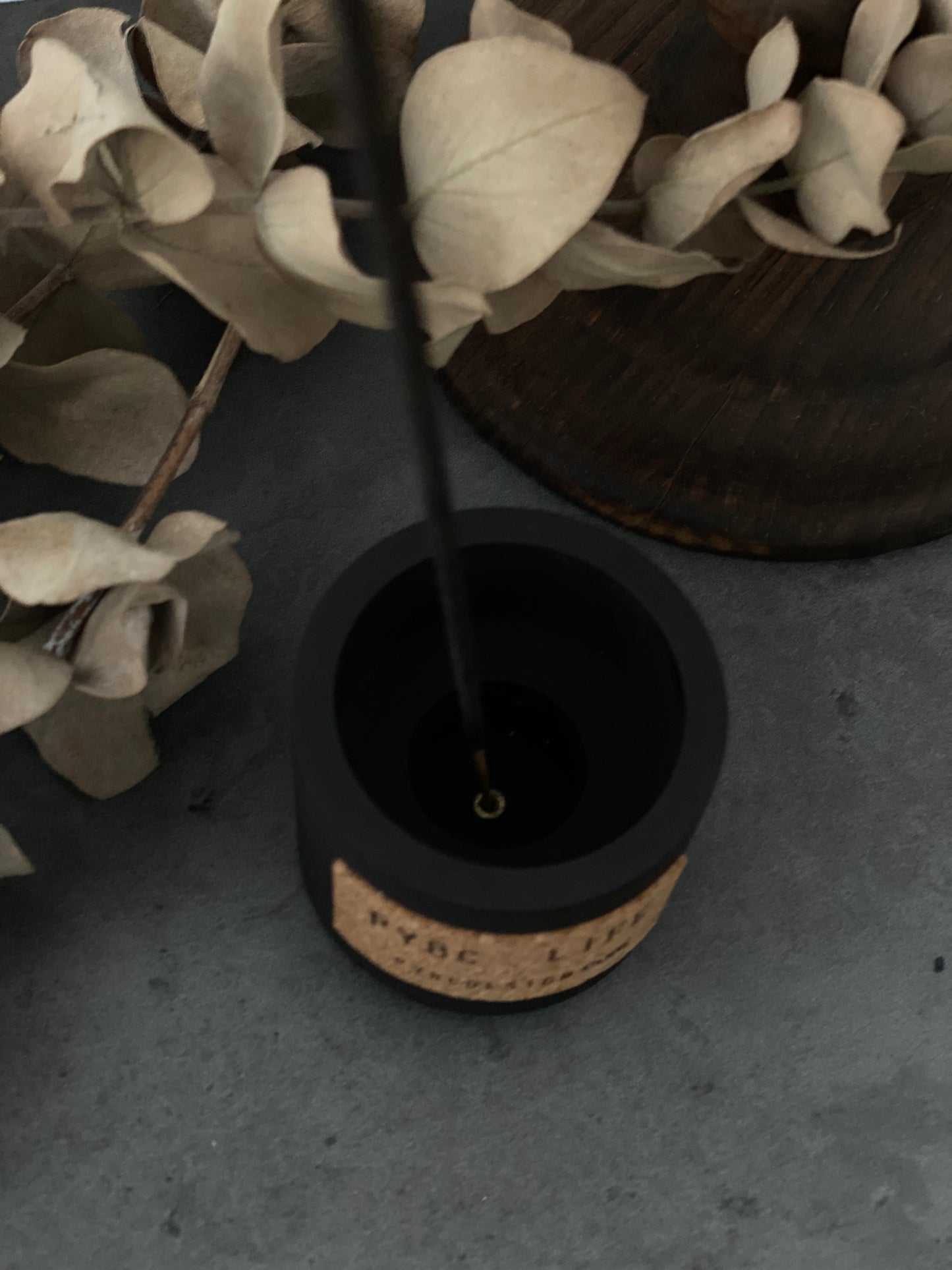 All Black Incense & Candles Holder