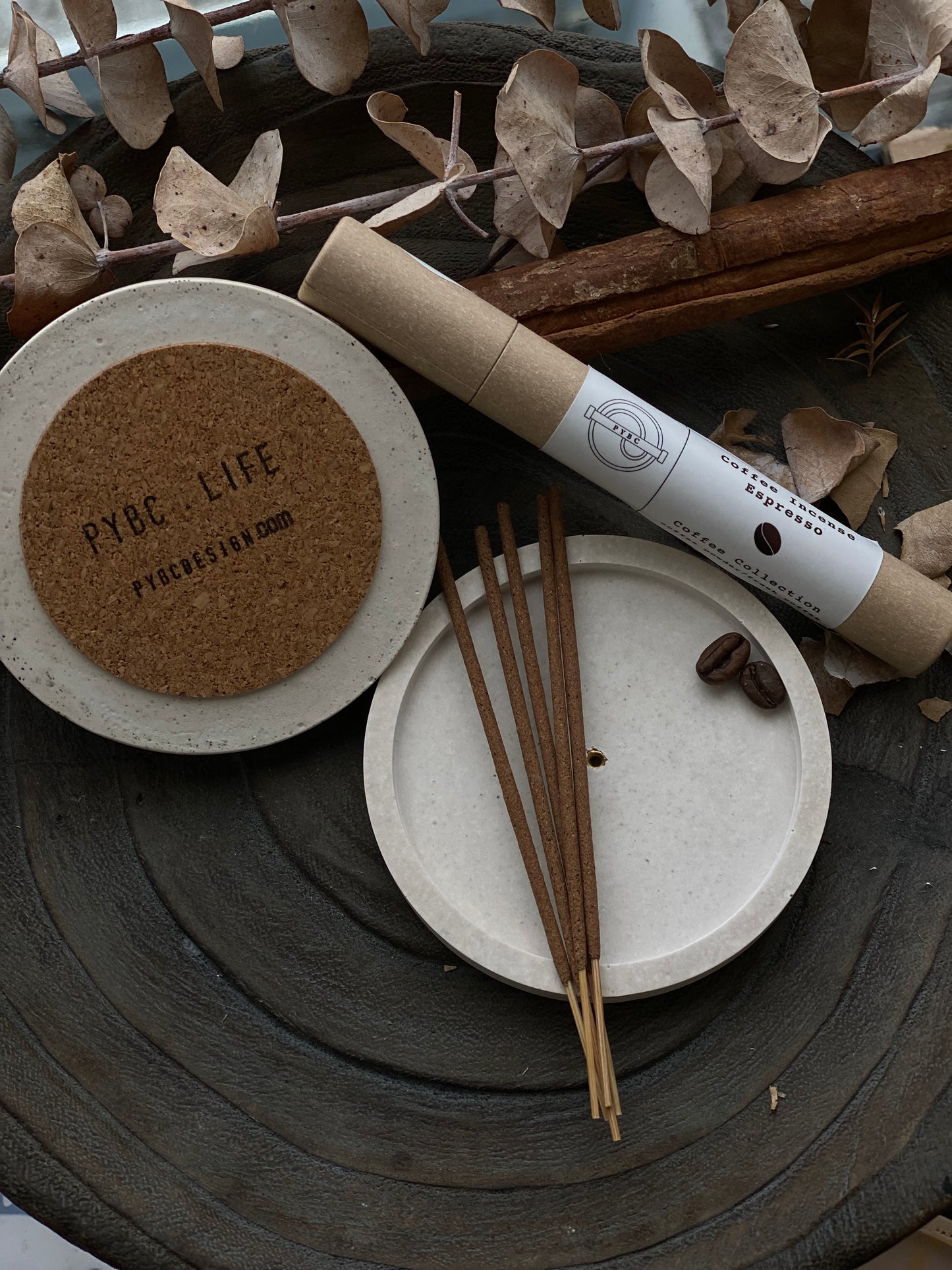 Coffee Grounds Incense Holder