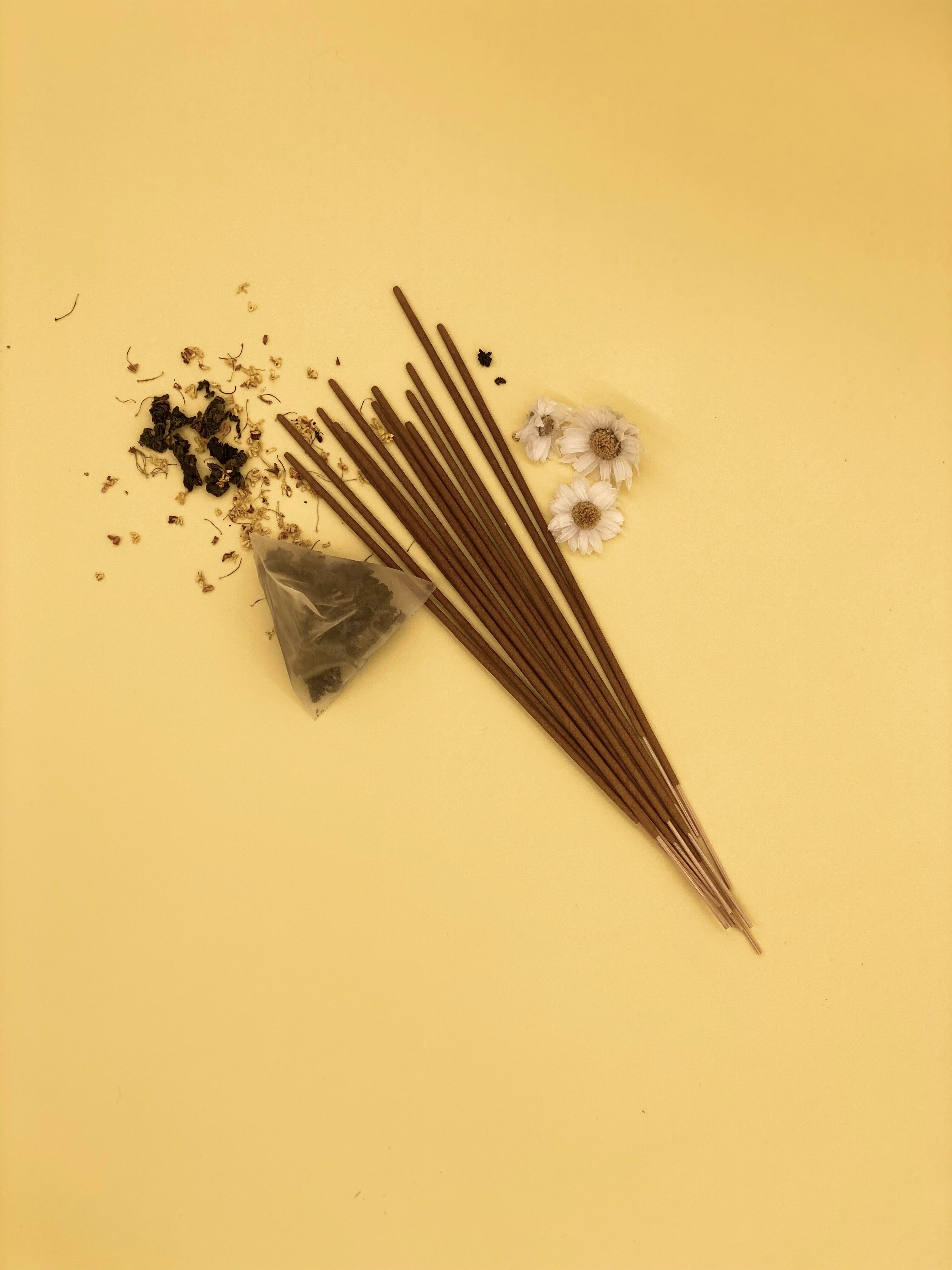 Tea Incense Sticks (Osmanthus Oolong Tea) - PYBC.LIFE – PYBC DESIGN